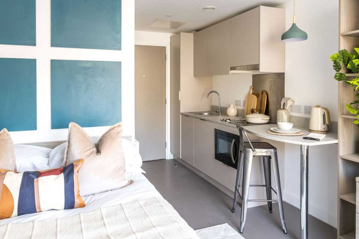 Studio Student Room at Timber Yard - Student Accommodation Bristol