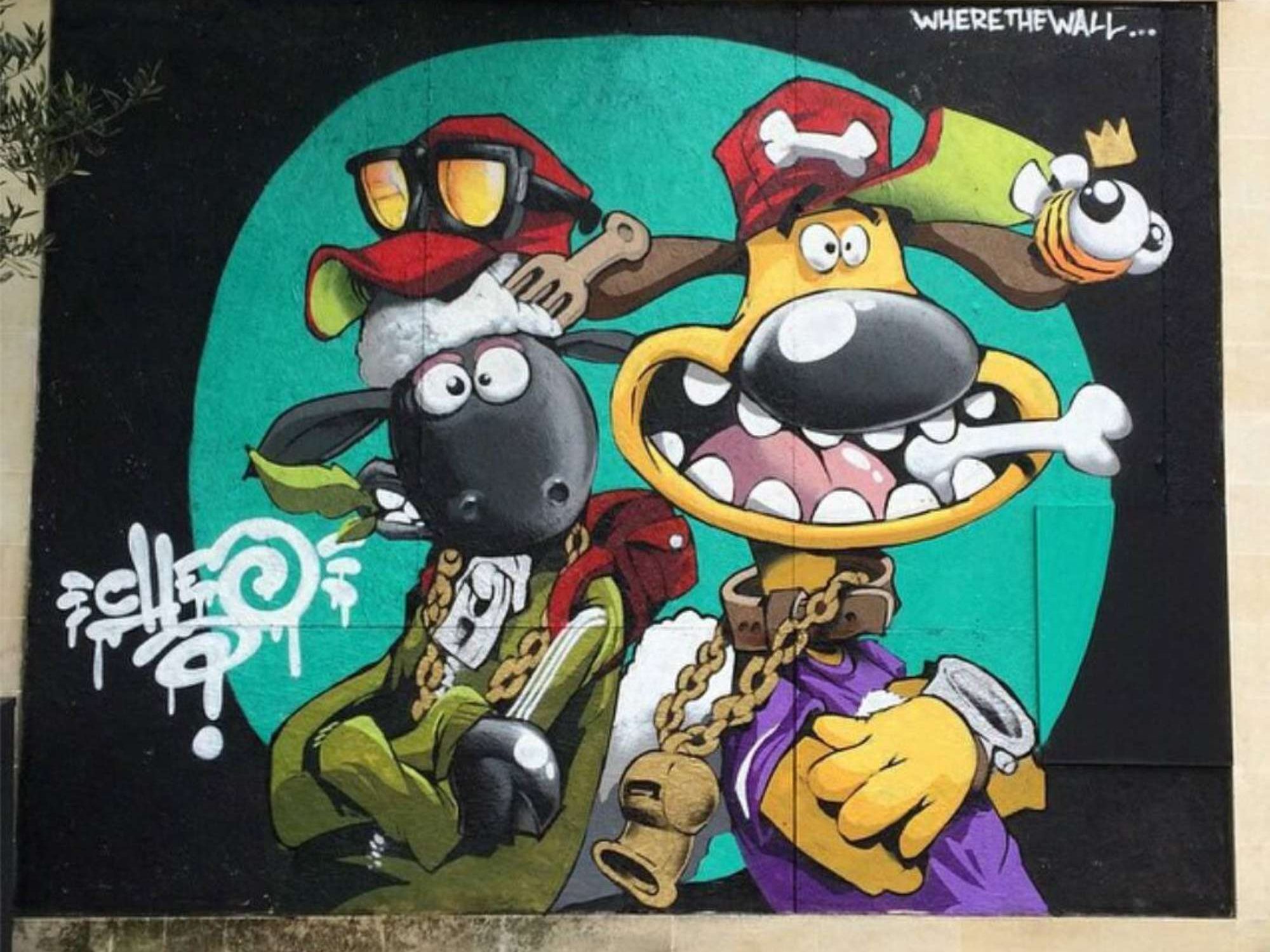 Image Credit: Shaun Street Art By Cheo Visit Bristol
