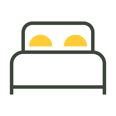 Double beds as standard in student rooms