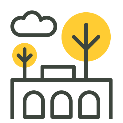 Student accommodation in Bristol with roof terrace