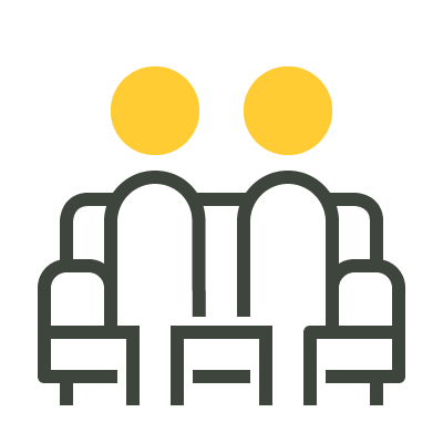 Student accommodation with communal lounge areas