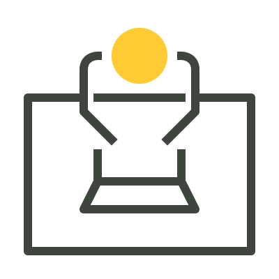 Student rooms with study space