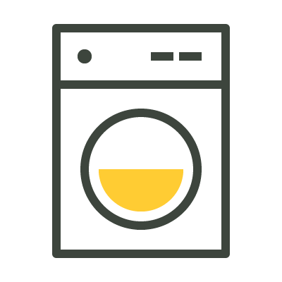 Student accommodation with washing machines