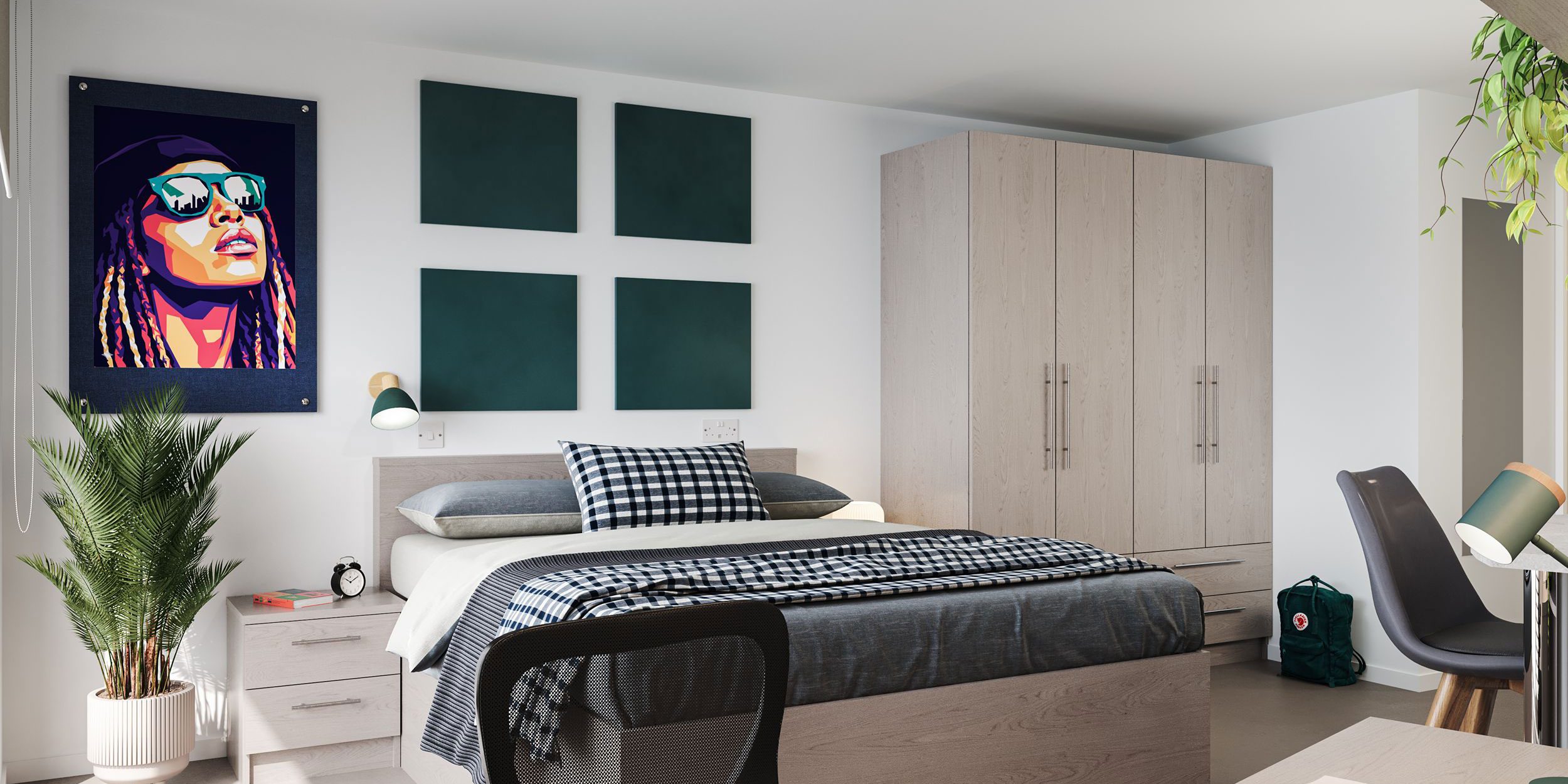 Premium Studio Rooms at Timber Yard with views over Bristol