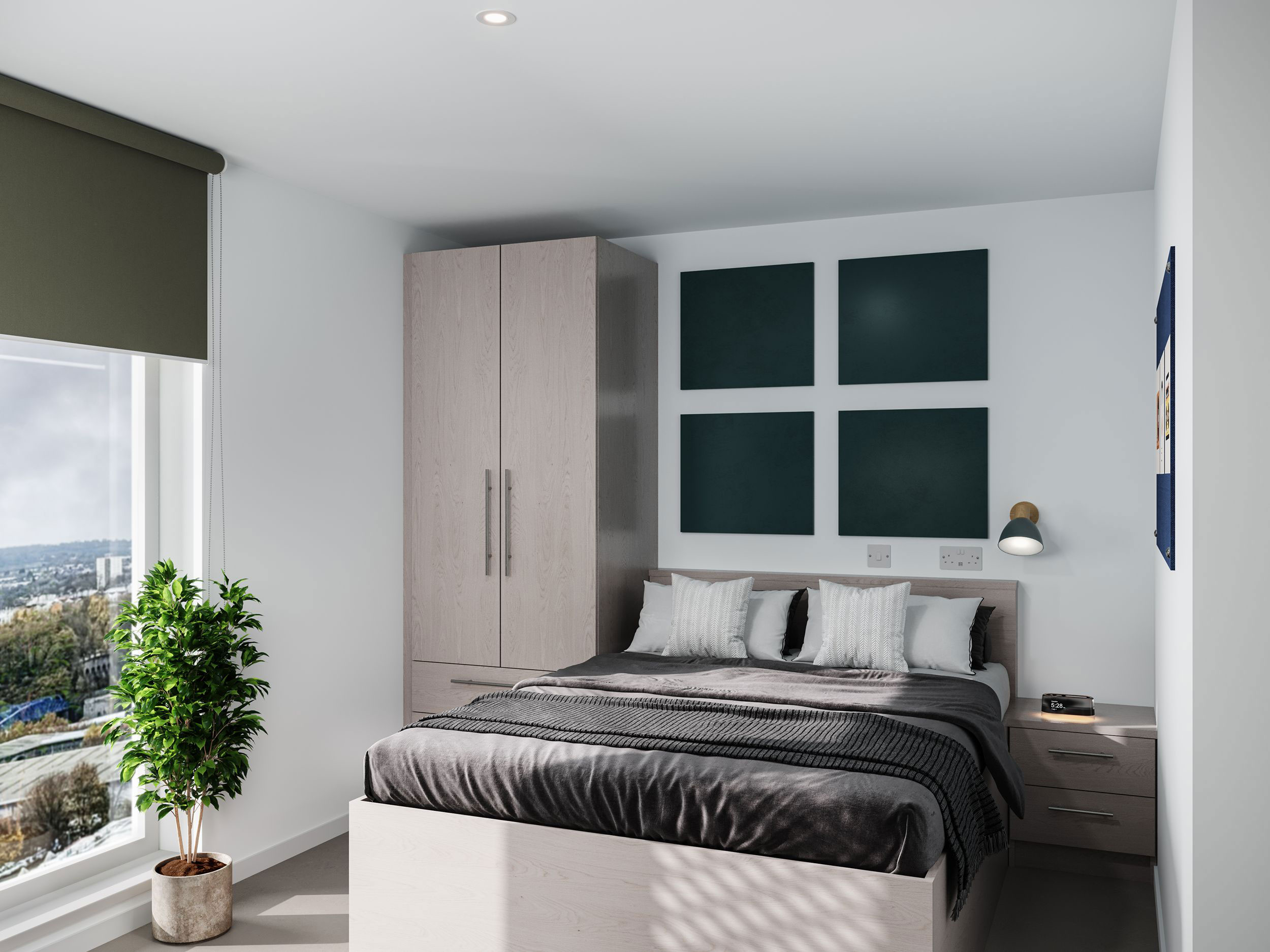 Premium Studio Rooms at Timber Yard with views over Bristol